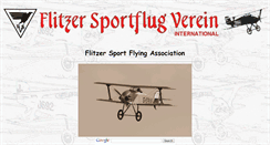 Desktop Screenshot of flitzerbiplane.com